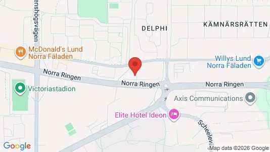 Apartments for rent i Lund - kort over placeringen