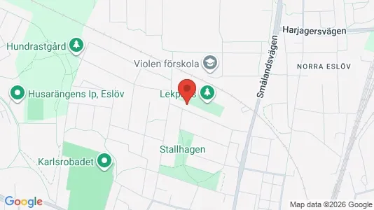 Apartments for rent i Eslöv - kort over placeringen