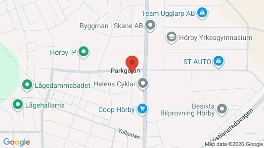 Apartments for rent i Hörby - kort over placeringen