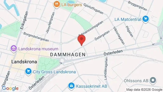 Apartments for rent i Landskrona - kort over placeringen
