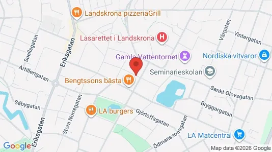 Apartments for rent i Landskrona - kort over placeringen