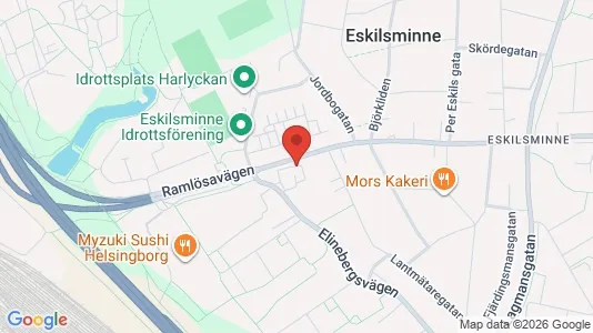 Apartments for rent i Helsingborg - kort over placeringen