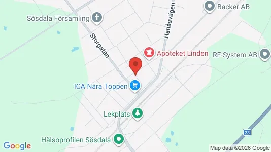 Apartments for rent i Hässleholm - kort over placeringen