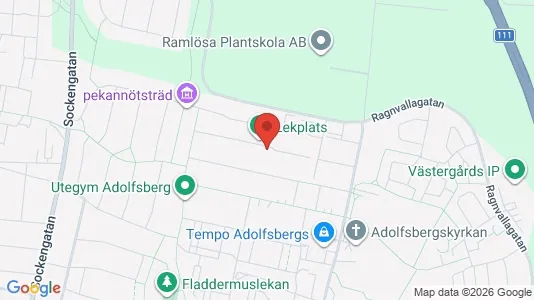 Apartments for rent i Helsingborg - kort over placeringen