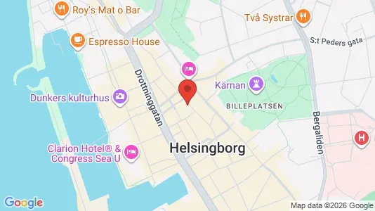 Apartments for rent i Helsingborg - kort over placeringen