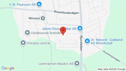 Apartments for rent i Helsingborg - kort over placeringen