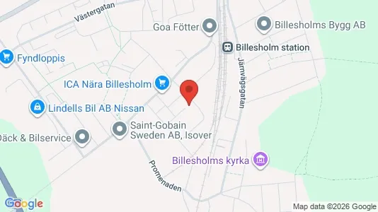 Apartments for rent i Bjuv - kort over placeringen