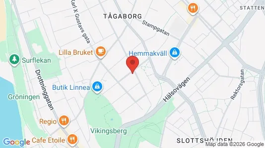 Apartments for rent i Helsingborg - kort over placeringen