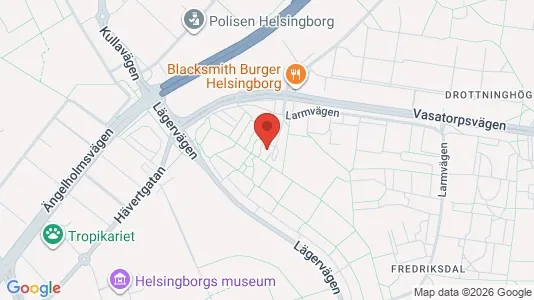 Apartments for rent i Helsingborg - kort over placeringen