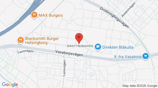 Apartments for rent i Helsingborg - kort over placeringen