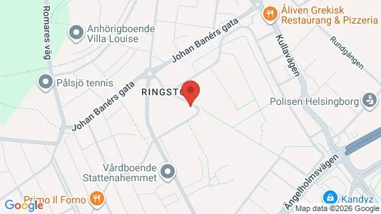 Apartments for rent i Helsingborg - kort over placeringen