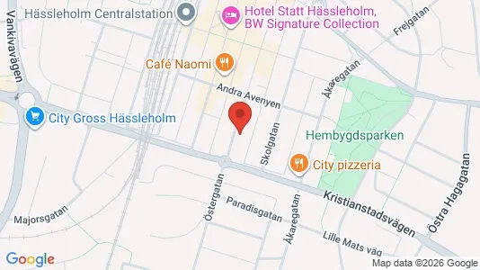 Apartments for rent i Hässleholm - kort over placeringen