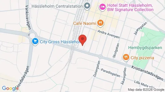 Apartments for rent i Hässleholm - kort over placeringen