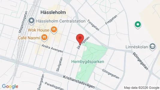Apartments for rent i Hässleholm - kort over placeringen