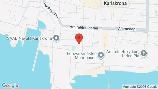 Apartments for rent i Karlskrona - kort over placeringen