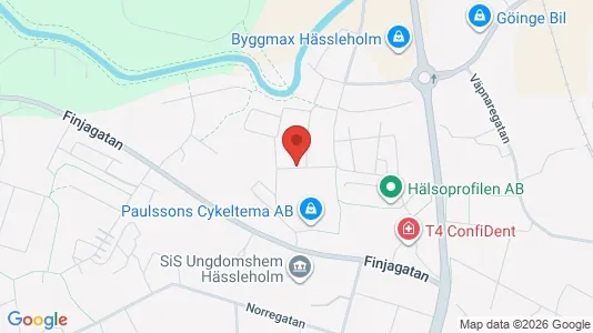 Apartments for rent i Hässleholm - kort over placeringen