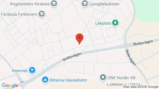 Apartments for rent i Hässleholm - kort over placeringen