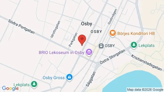 Apartments for rent i Osby - kort over placeringen