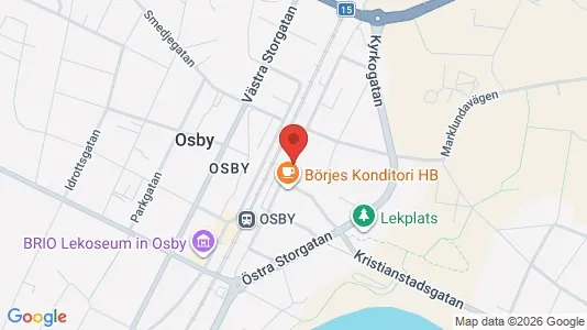 Apartments for rent i Osby - kort over placeringen