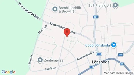 Apartments for rent i Osby - kort over placeringen