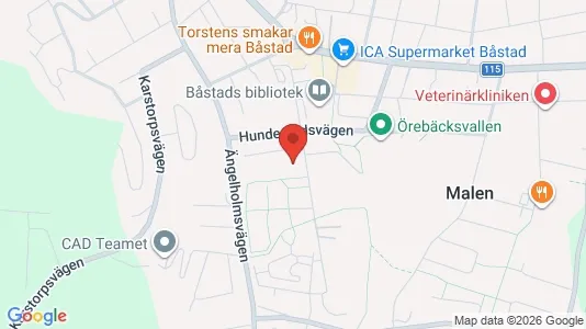 Apartments for rent i Båstad - kort over placeringen