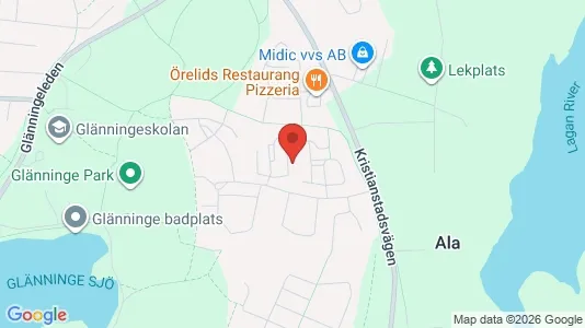 Apartments for rent i Laholm - kort over placeringen