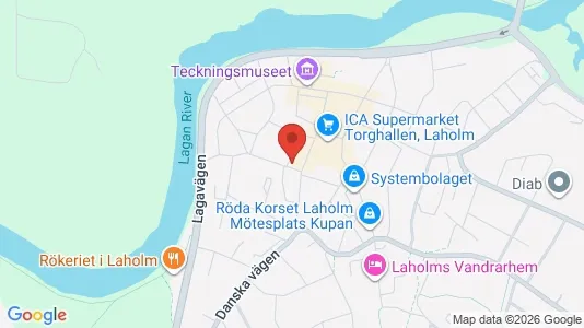 Apartments for rent i Laholm - kort over placeringen
