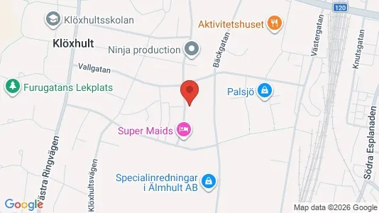 Apartments for rent i Älmhult - kort over placeringen