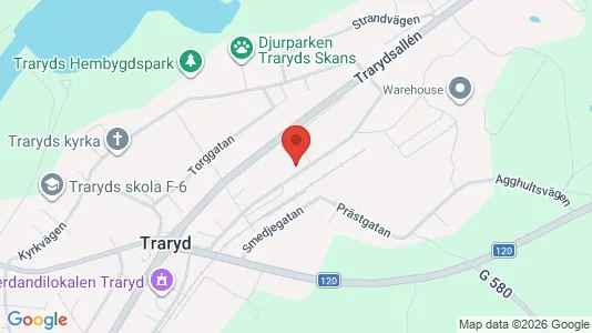 Apartments for rent i Markaryd - kort over placeringen