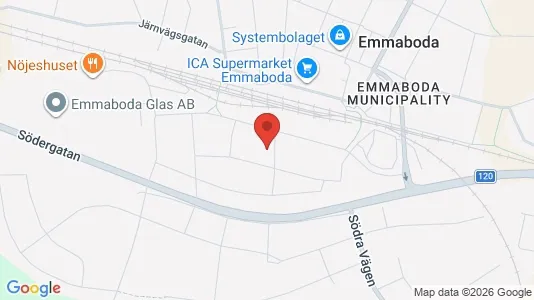 Apartments for rent i Emmaboda - kort over placeringen
