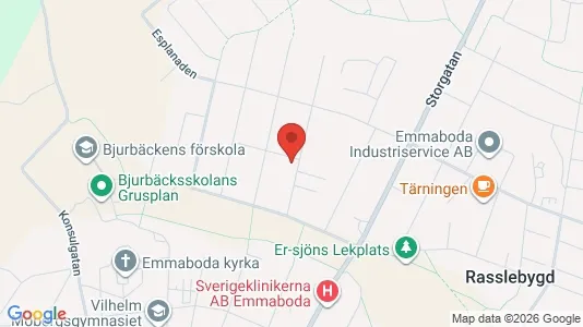 Apartments for rent i Emmaboda - kort over placeringen