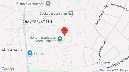 Apartments for rent i Halmstad - kort over placeringen