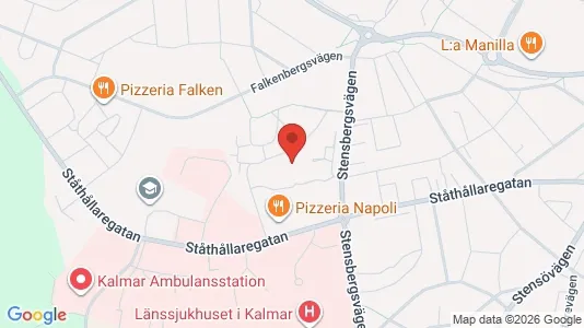 Apartments for rent i Kalmar - kort over placeringen
