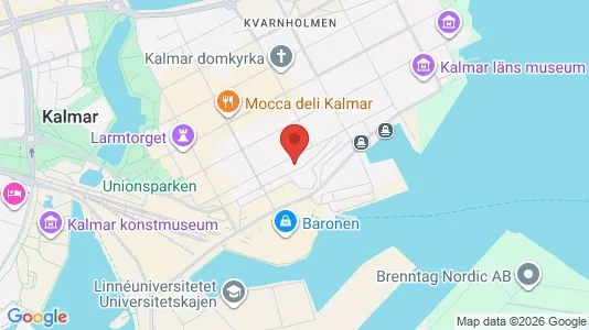 Apartments for rent i Kalmar - kort over placeringen