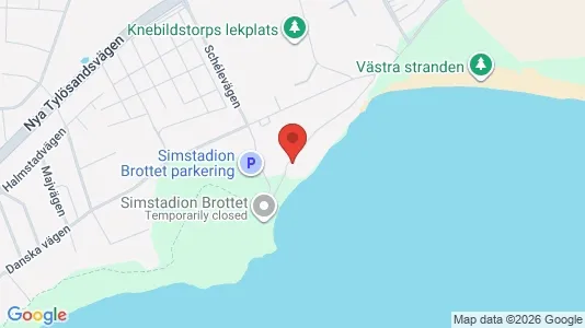 Apartments for rent i Halmstad - kort over placeringen