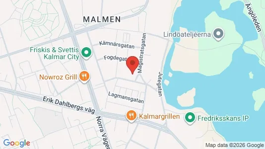 Apartments for rent i Kalmar - kort over placeringen