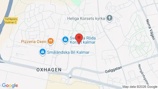 Apartments for rent i Kalmar - kort over placeringen