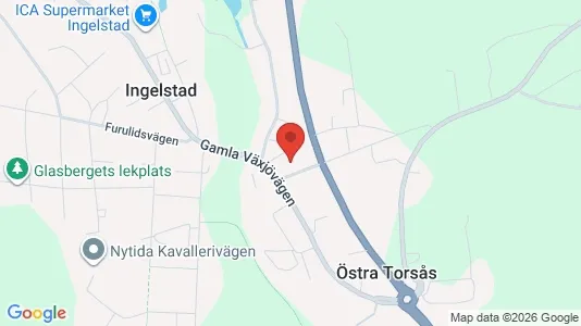 Apartments for rent i Växjö - kort over placeringen