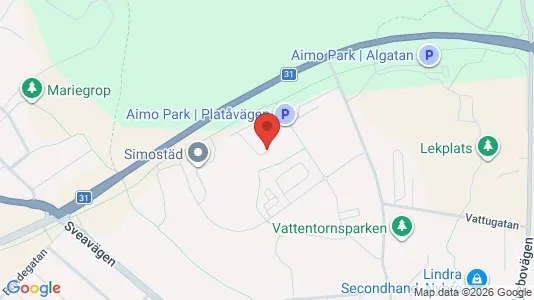 Apartments for rent i Nybro - kort over placeringen