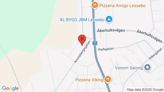 Apartments for rent i Växjö - kort over placeringen