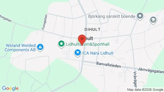 Apartments for rent i Ljungby - kort over placeringen