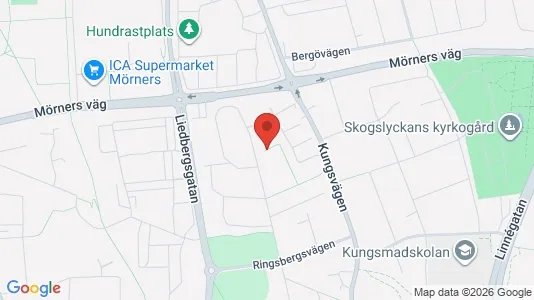 Apartments for rent i Växjö - kort over placeringen