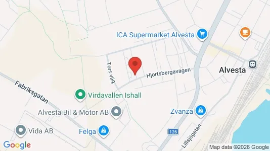 Apartments for rent i Alvesta - kort over placeringen
