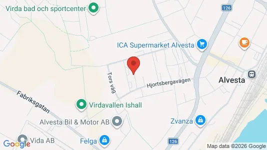 Apartments for rent i Alvesta - kort over placeringen