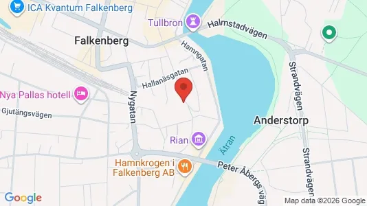 Apartments for rent i Falkenberg - kort over placeringen