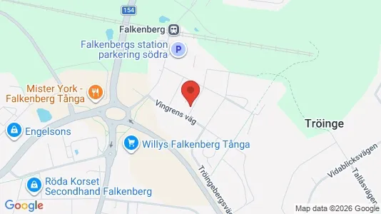 Apartments for rent i Falkenberg - kort over placeringen