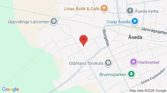 Apartments for rent i Uppvidinge - kort over placeringen