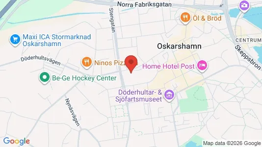 Apartments for rent i Oskarshamn - kort over placeringen
