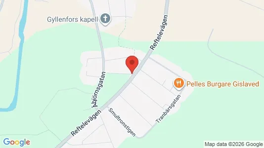 Apartments for rent i Gislaved - kort over placeringen