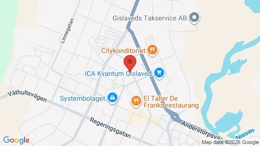 Apartments for rent i Gislaved - kort over placeringen